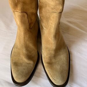 Coach Tan Suede Boots